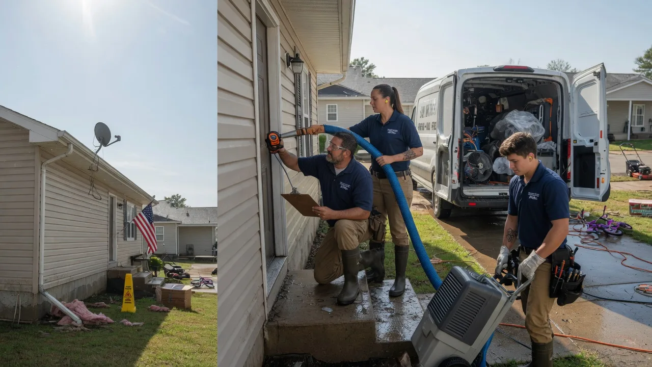 Ceiling Water Damage Restoration in Sallis, MS near me